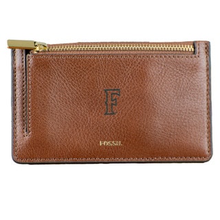 Fossil Brown Logan Card Case - Front